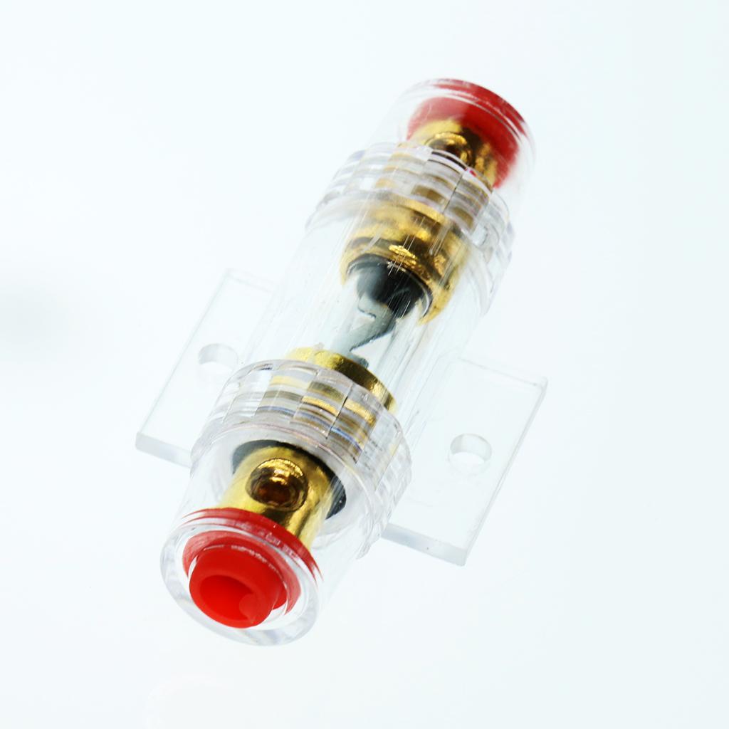 1 Set Car Audio Subwoofer Amplifier AMP Wiring Wire Kit W/ 60A Fuse Holder for Universal