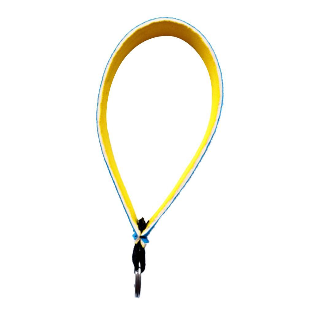 7 Pieces Neoprene Wristlet Keychain Wrist Strap Band Key Holder Split Ring