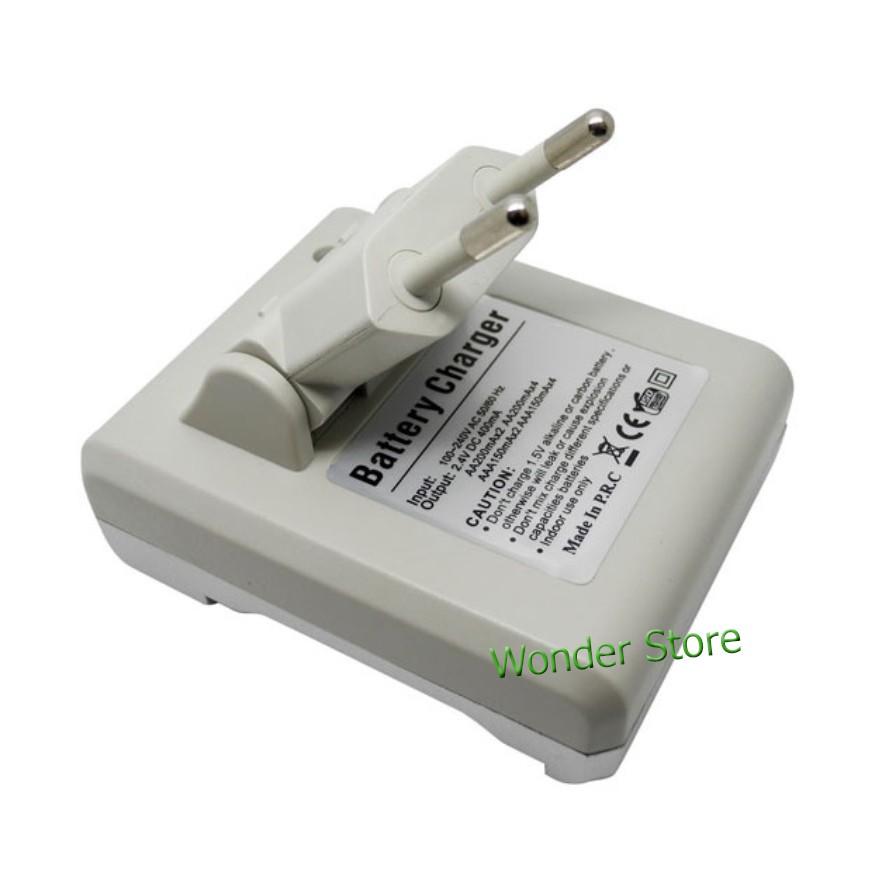 Bộ sạc pin tiểu đa năng AA/AAA Standard Charger Tặng kèm 4 pin AA 3000mAh