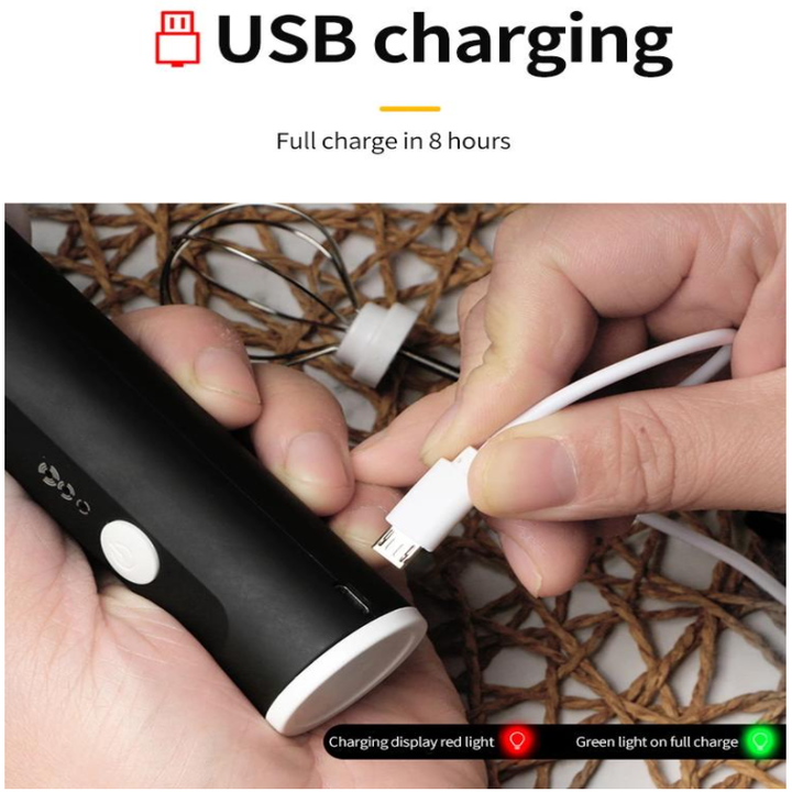 Máy đánh trứng, tạo bọt 3 trong 1 tích hợp cổng sạc USB MFB1501H