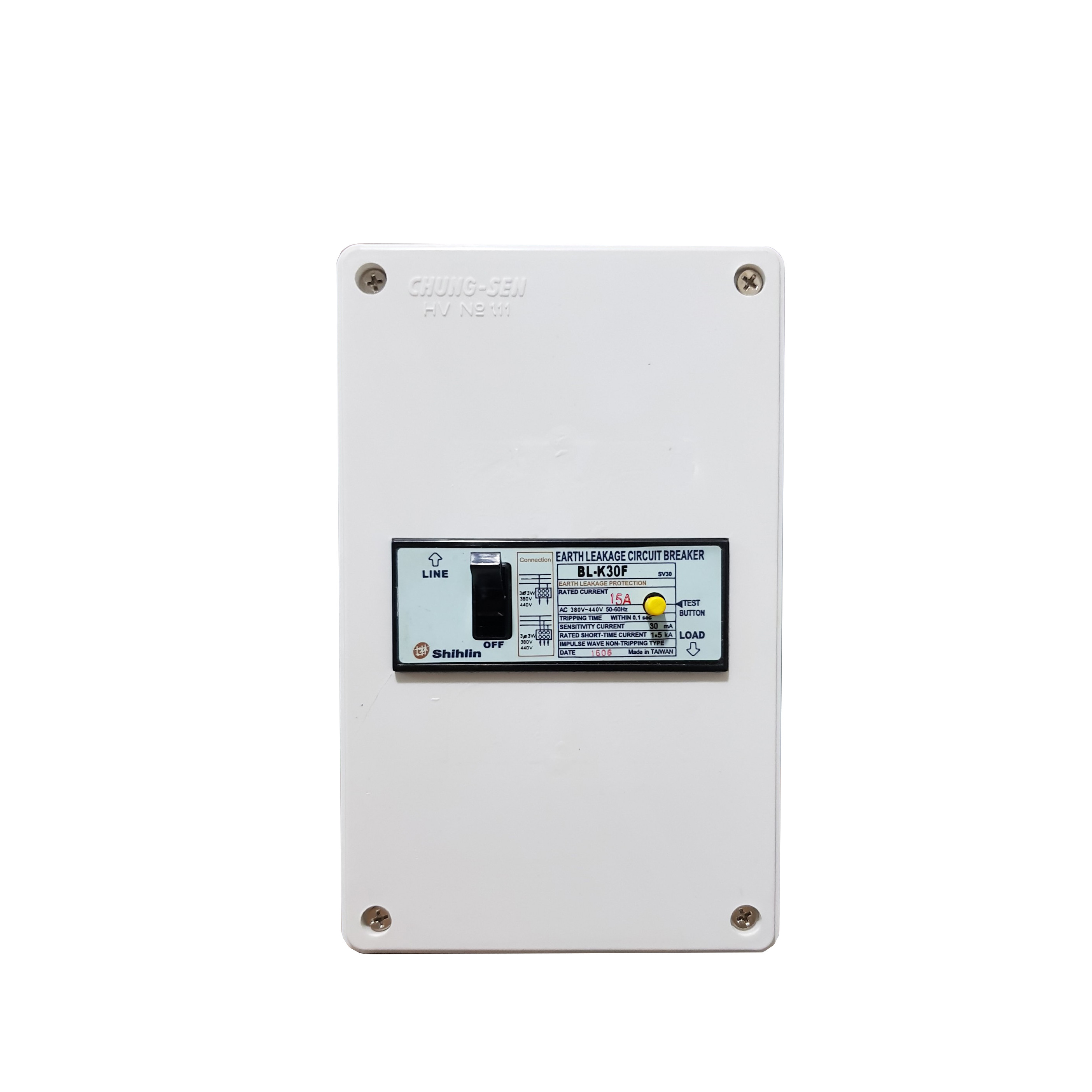 Hộp Cầu Dao CB Chống giật   KA1.5