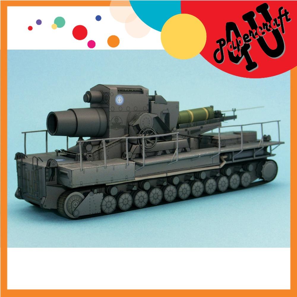 Mô hình giấy Mörser Karl tỉ lệ 1/72