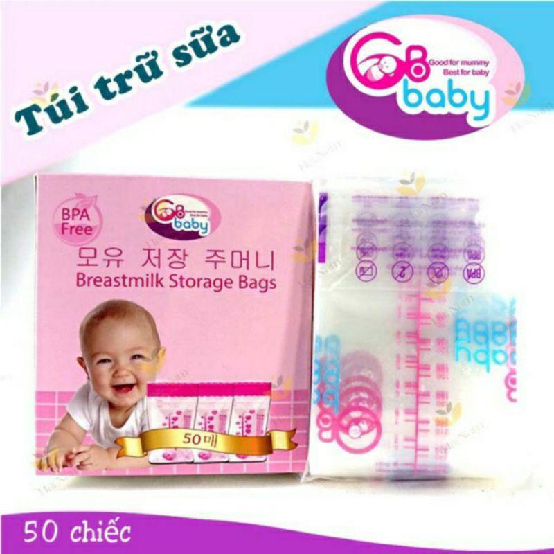 Hộp 50 túi trứ sữa Gb baby