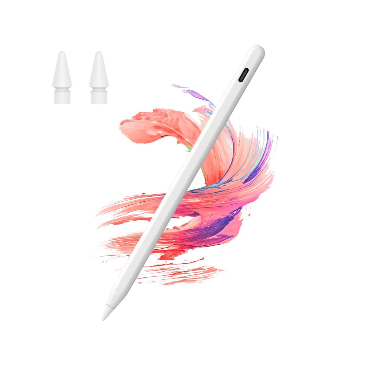 Bút cảm ứng Wiwu W A03 cho iPad (từ 2018 trở đi) sạc nam châm, chống tỳ tay - hàng chính hãng