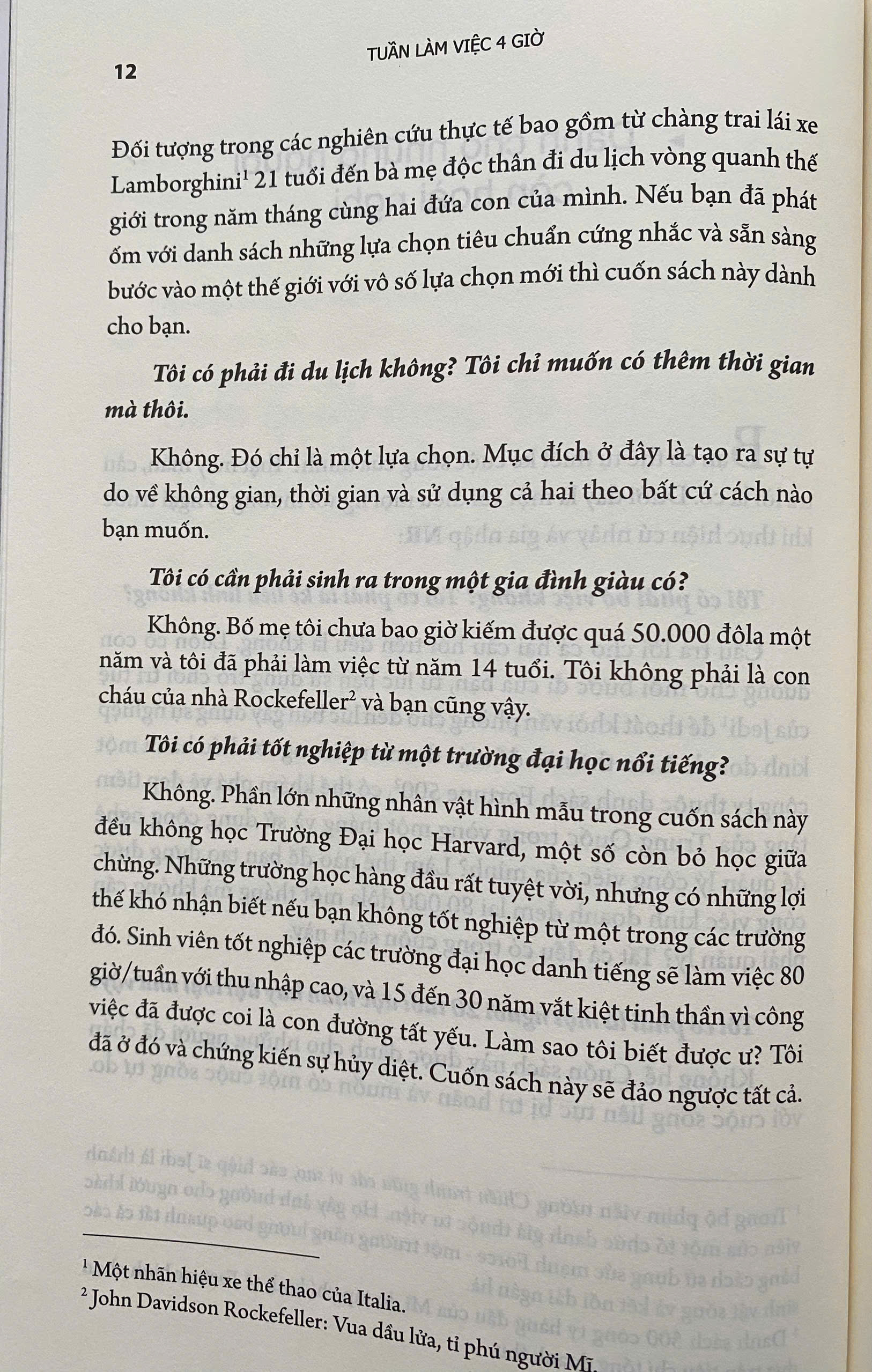 Tuần Làm Việc 4 Giờ