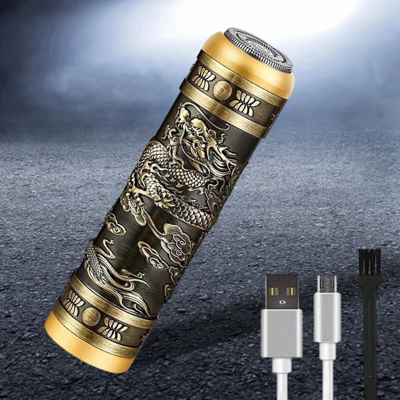 Compact Mini Electric Razor, Cordless Shaving Machine, Wet and Dry Use, Beard Trimmer, Rechargeable Small Waterproof Shaver for Trip Home Travel