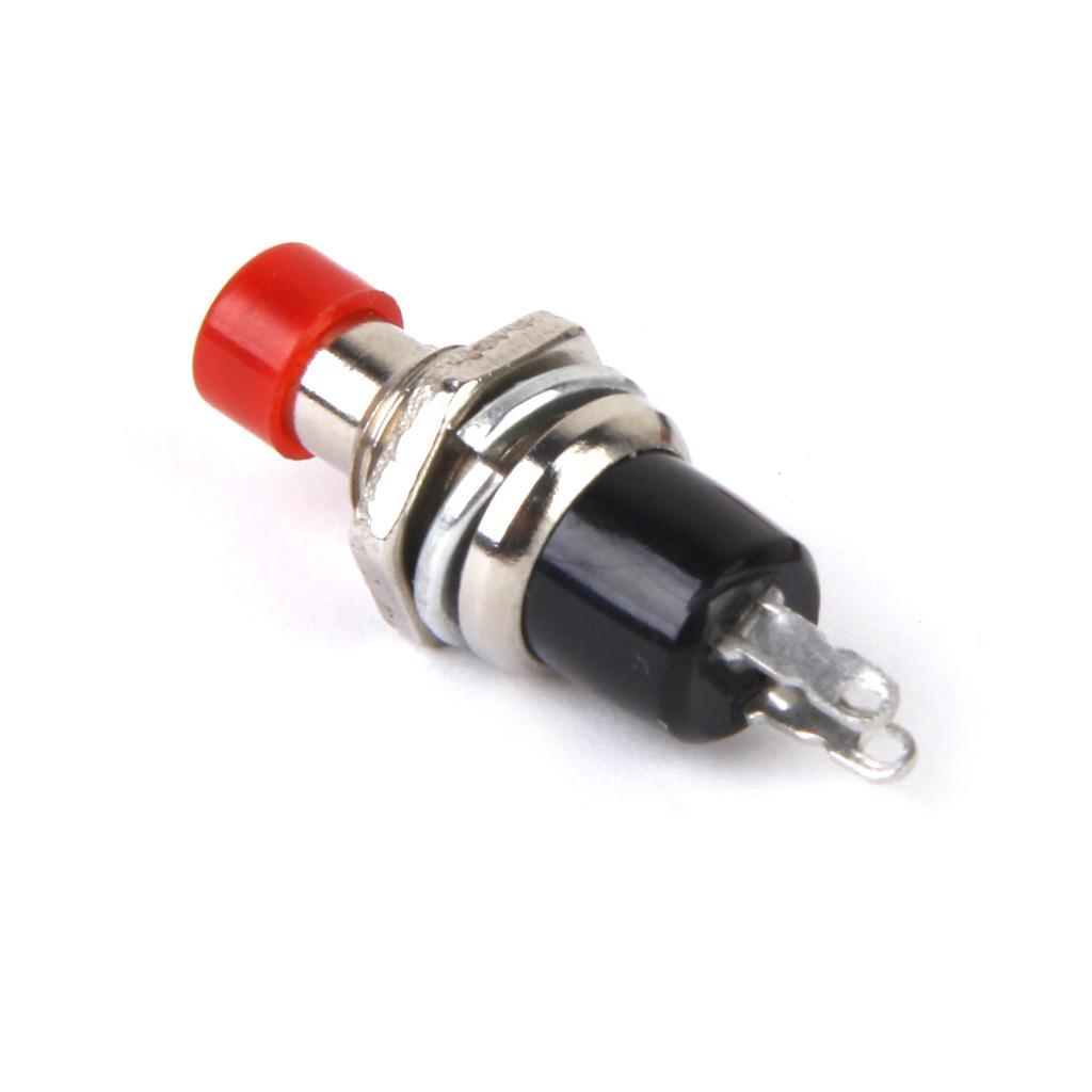6-9pack 10x Mini Momentary Push Button Switch for Model Railway Hobby Red