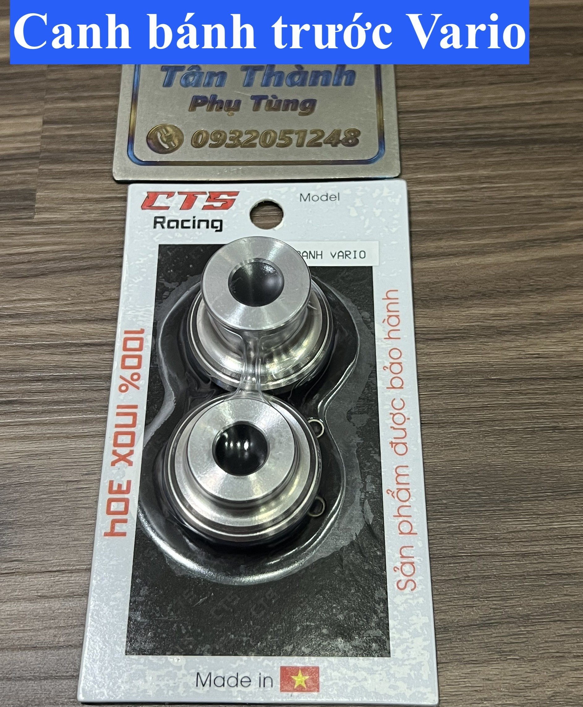 Canh bánh trước dành cho Vario Inox 304 CTS - 2 bên