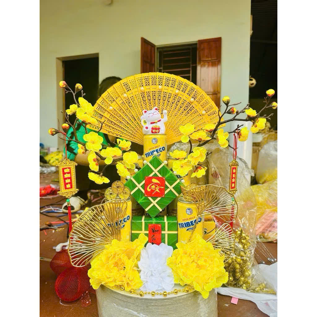 Set Phụ Kiện Làm Cháp Oản, Tháp Bánh, Tháp Bia Trang Trí Tết – Bộ Đồ Decor Mâm Cúng, Mâm Lễ Ngày Tết - HÀNG CHÍNH HÃNG MINIIN