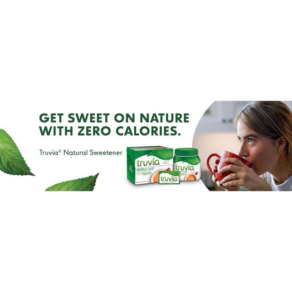 Đường cỏ ngọt (kiêng) Truvia Natural Stevia Sweetener Packets, non-GMO, sugar-free (2g