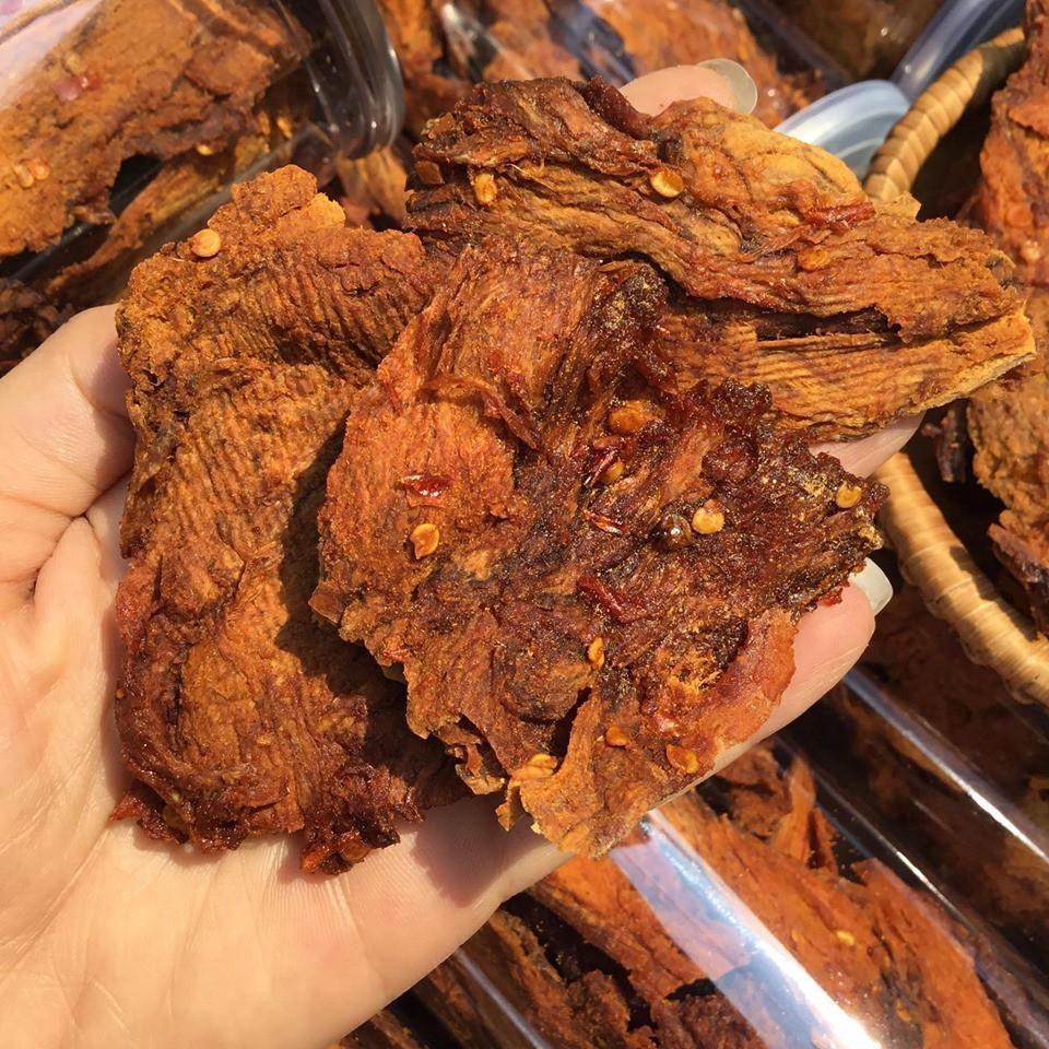 Khô bò miếng loại ngon vị Tứ Xuyên | hũ pet 300gr | Nàng Khô