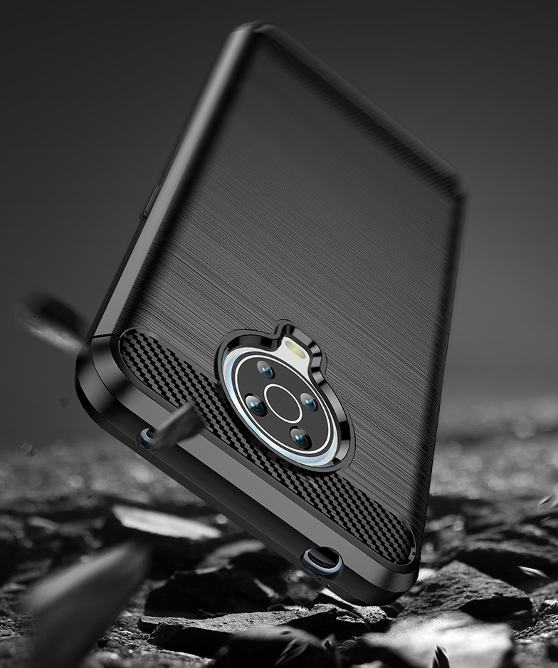 Ốp lưng chống sốc Vân Sợi Carbon cho Nokia G10/ G20 - Hàng nhập khẩu