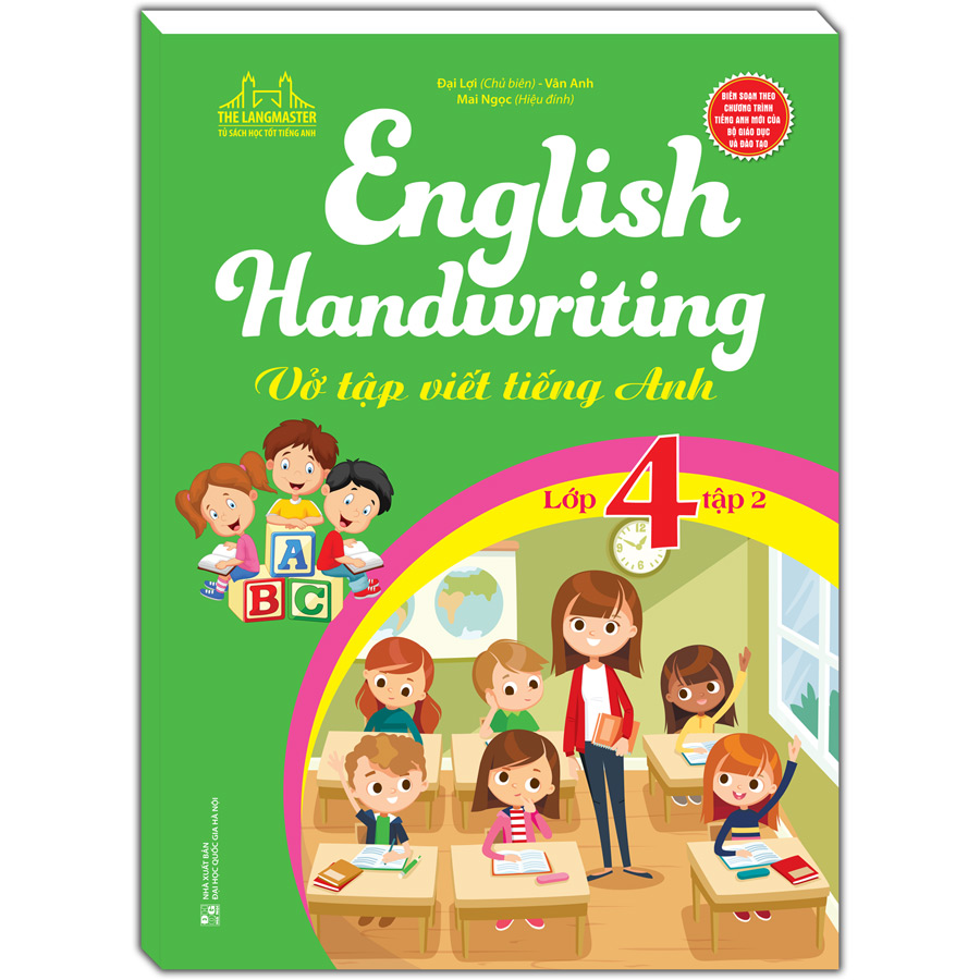 English Handwriting - Vở Tập Viết Tiếng Anh Lớp 4 - Tập 2