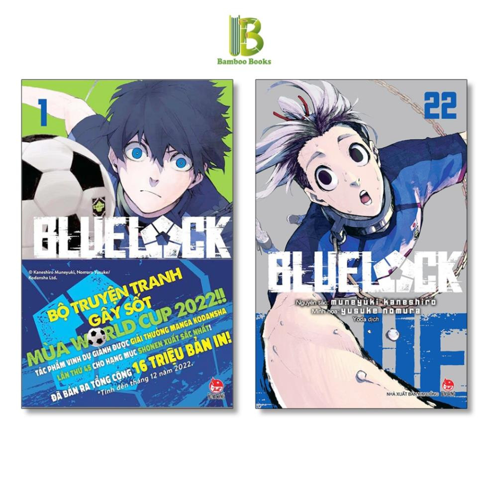 Truyện - Bluelock - Combo 22 Tập - Muneyuki Kaneshiro &amp; Yusuke Nomura - Kim Đồng