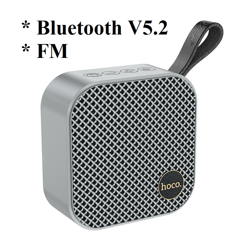 Loa không dây mini bluetooth V5.2 hỗ trợ TWS cho điện thoại laptop hoco HC22 _ Hàng chính hãng