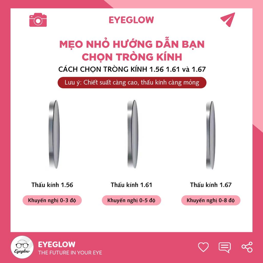 Gọng kính cận thời trang nữ Eyeglow tròn xu hướng mới giá rẻ phù hợp nhiều gương mặt EG5089