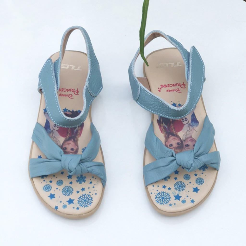 Sandal  da thật siêu dễ thương cho bé gái 21528