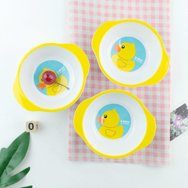 Bộ 2 chén ăn dành cho bé chất liệu melamine cao cấp không chất độc hại