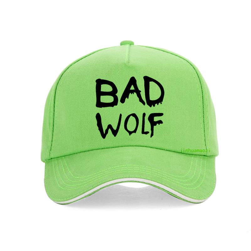 Thời trang Bad Wolf Cap Summer Men Women Bóng chày mũ bóng chày ngoài trời Giải trí không điều chỉnh Mũ Snapback có thể điều chỉnh Wolf Gorras Bone Color: Pink