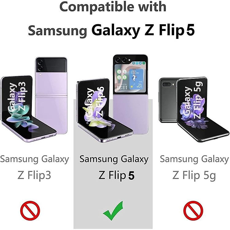 Ốp lưng sạc từ tính cho điện thoại Samsung Galaxy Z Flip 5 hiệu Likgus CrashProof - độ trong tuyệt đối, chống trầy xước, chống ố vàng, tản nhiệt tốt - Hàng nhập khẩu