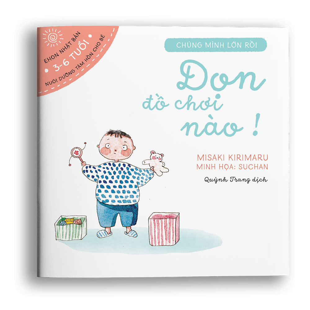 Combo 4 cuốn truyện tranh Ehon Nhật Bản - Chúng mình lớn rồi - Dành cho trẻ từ 3 - 6 tuổi