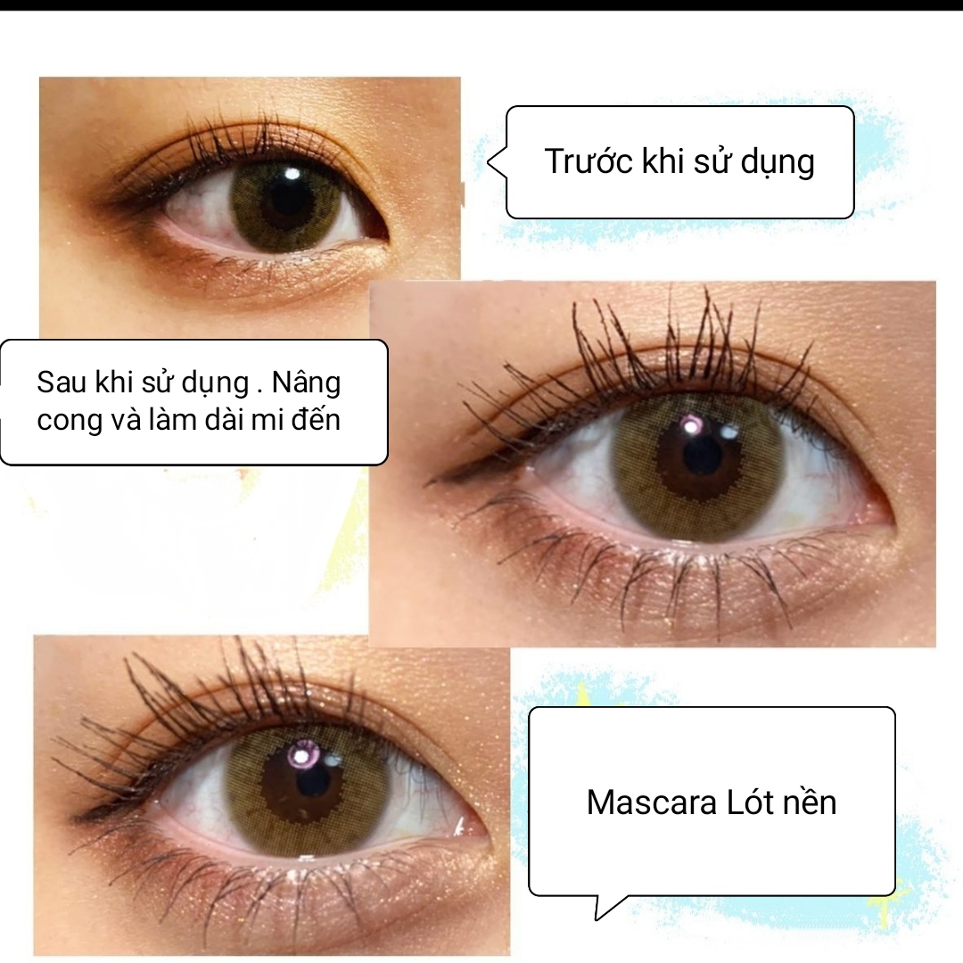 Mascara Lót Nền Kissme Không Lem Vuốt Cong Và Làm Dài Rậm Mi ( Màu Đen 4.5g )