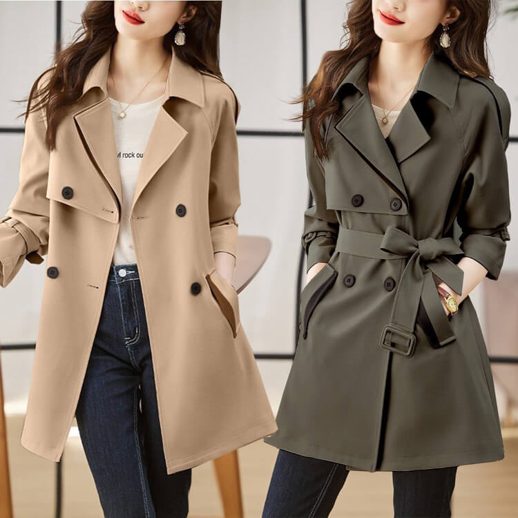 ÁO KHOÁC KAKI CỘT EO CAO CẤP