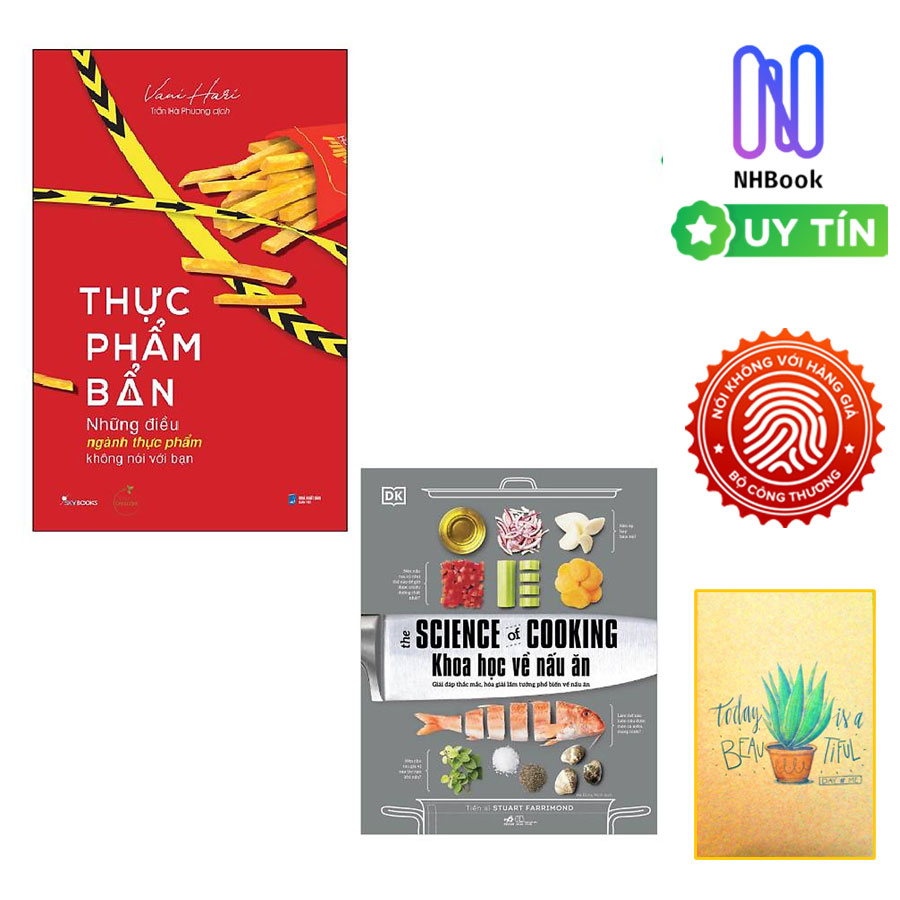 Combo Thực Phẩm Bẩn - Những Điều Ngành Thực Phẩm Không Nói Với Bạn Và Khoa Học Về Nấu Ăn - The Science Of Cooking( Tặng kèm sổ tay)