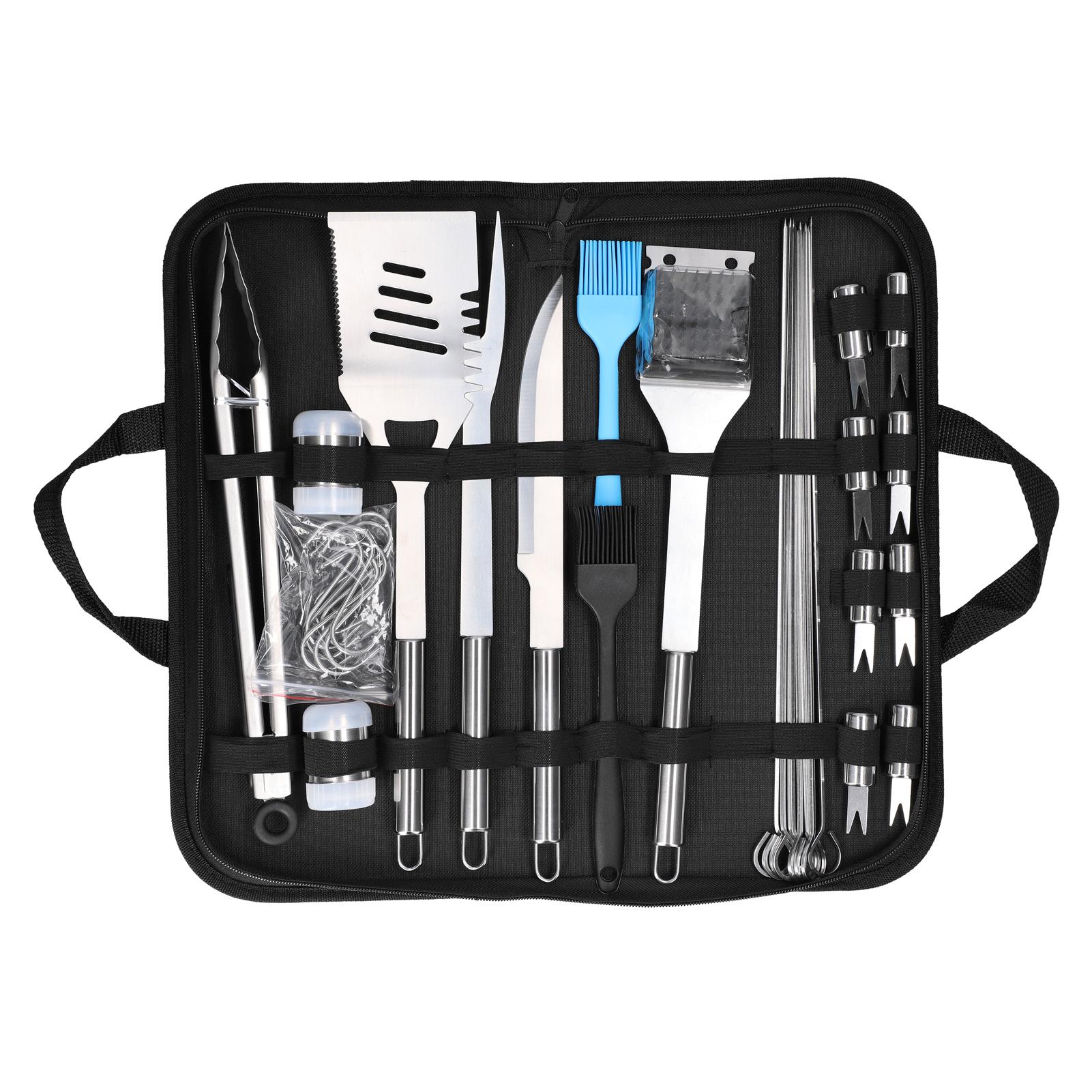 Bộ 35 Dụng Cụ Đồ Nướng Bbq Bằng Thép Không Gỉ