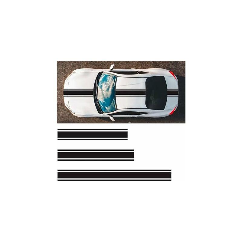 Băng đua xe hơi xe hơi, nhãn dán 3PCS trong bộ trang trí đồ họa Dải trang trí xe hơi không thấm nước