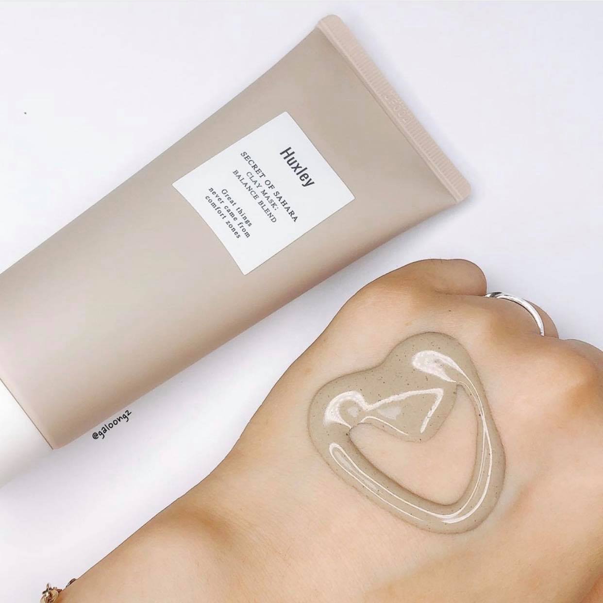 Mặt Nạ Đất Sét Làm sạch sâu, cân bằng da và thu nhỏ lỗ chân lông Huxley Clay Mask; Balance Blend 120g + Tặng Kèm 1 Băng Đô Tai Mèo