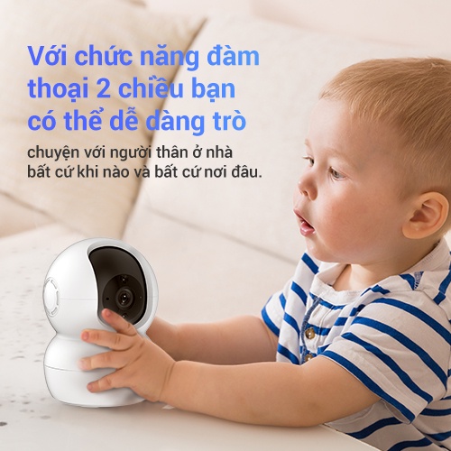 Camera WI-FI EZVIZ TY2 Trong Nhà, Quay 360 Độ, FHD 1080P, Đàm Thoại 2 Chiều--Hàng Chính Hãng