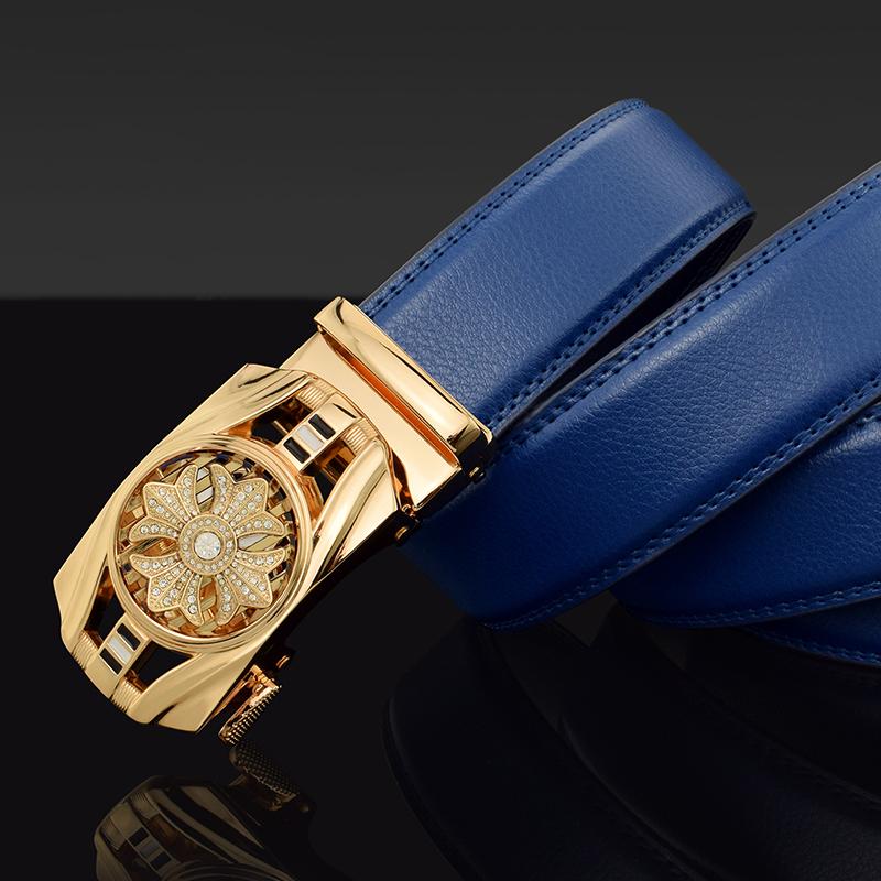 Cao Cấp Da Thật Chính Hãng Da Thắt Lưng Nam Quần Jean Kim Cương Giả Kim Loại Xoay Được Thắt Lưng Cao Cấp Thắt Lưng Doanh Nam Dây Thắt Lưng Thắt Lưng Mới