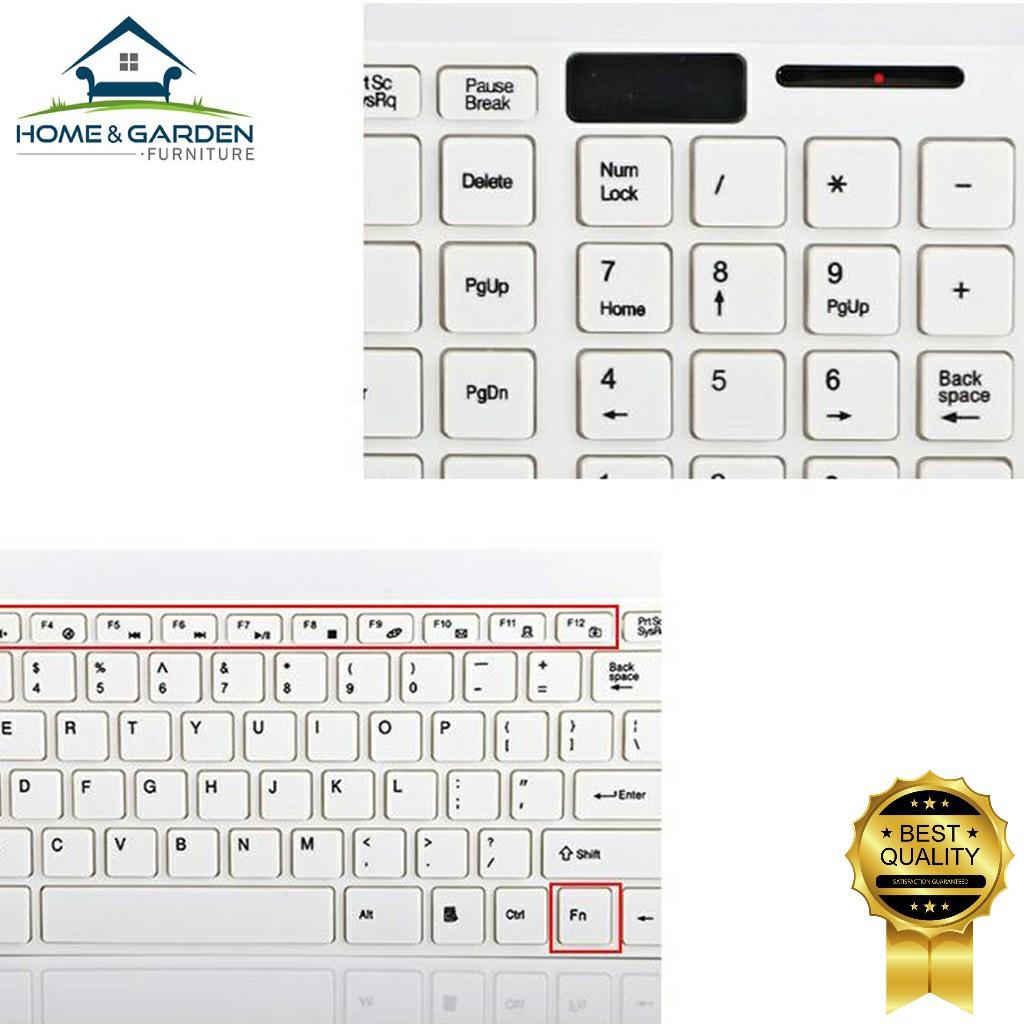 EuroQuality Bộ bàn phím và chuột không dây Ultra-Thin Fashion 2.4Ghz