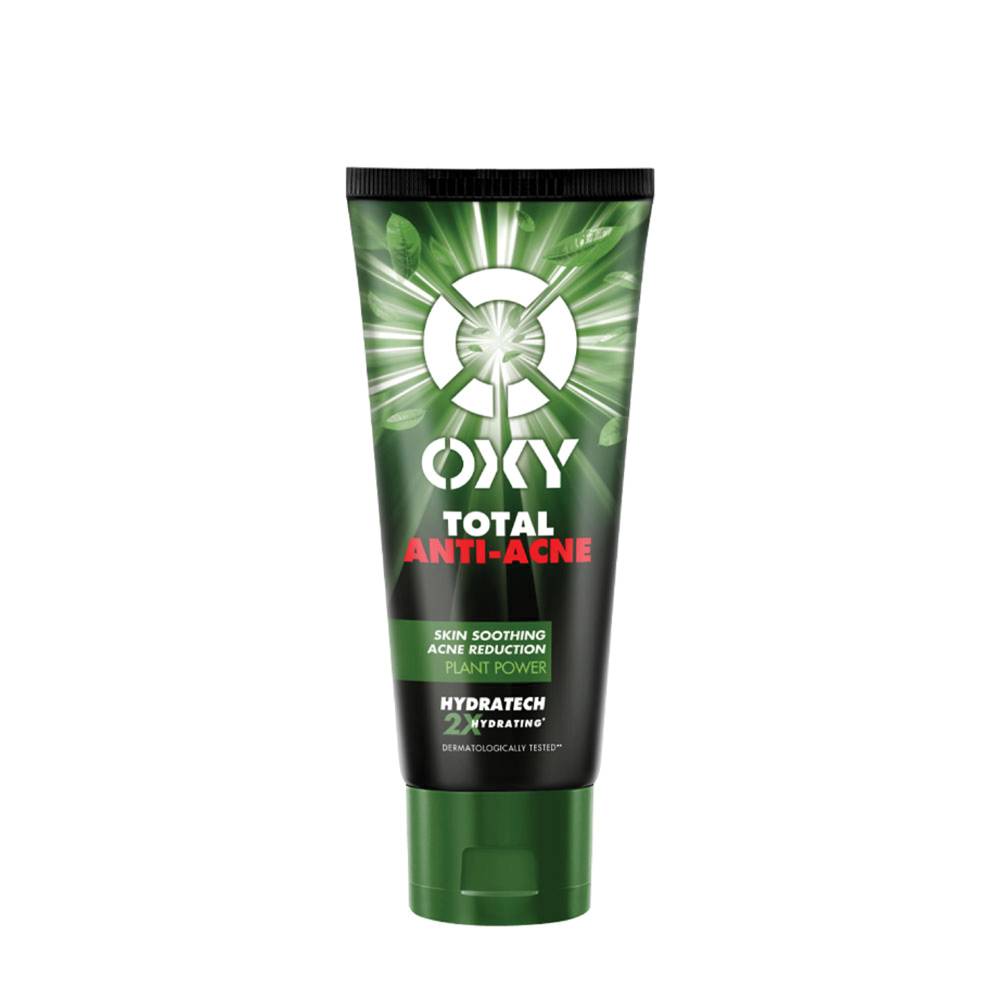 Sữa rửa mặt cho nam Oxy sạch sâu giảm mụn kiểm soát nhờn dạng kem Oxy Total Anti Acne 100g