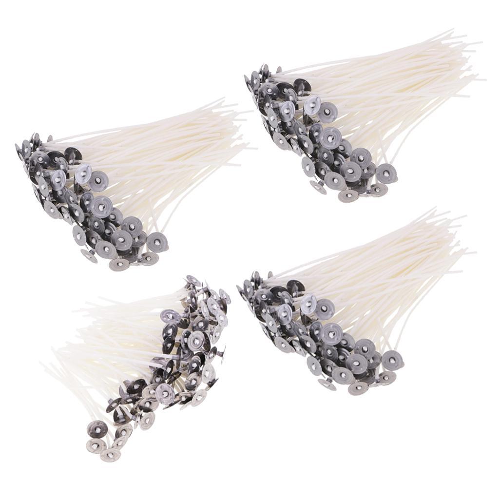 200 Pieces Cotton Candle Wicks Core for DIY Candle Making Craft 8/10/12/14cm