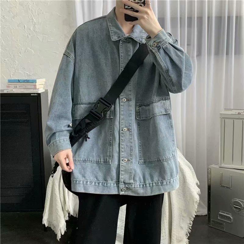 Áo Khoác Denim Tay Dài Thời Trang Dành Cho Nam