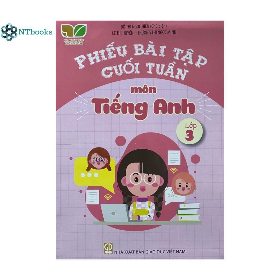 Combo 3 cuốn Phiếu bài tập cuối tuần Toán, Tiếng Việt, Tiếng Anh Lớp 3 - Kết Nối Tri Thức