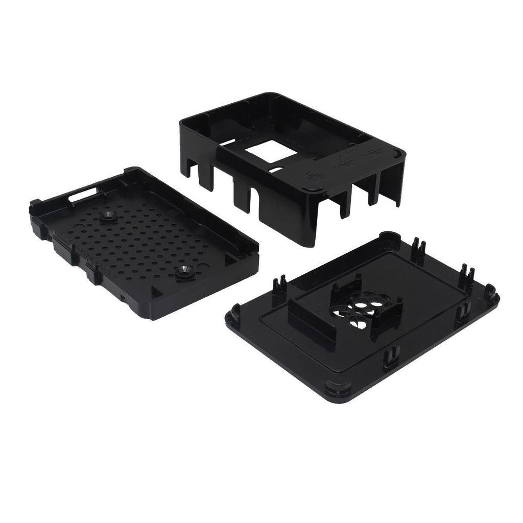 Đen Hộp Đựng Raspberry Pi V4 Kèm Tản Nhiệt Cho Raspberry Pi 3 / 2 / B +