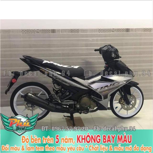 Tem rời Exciter 150 Mx Bạc Đen