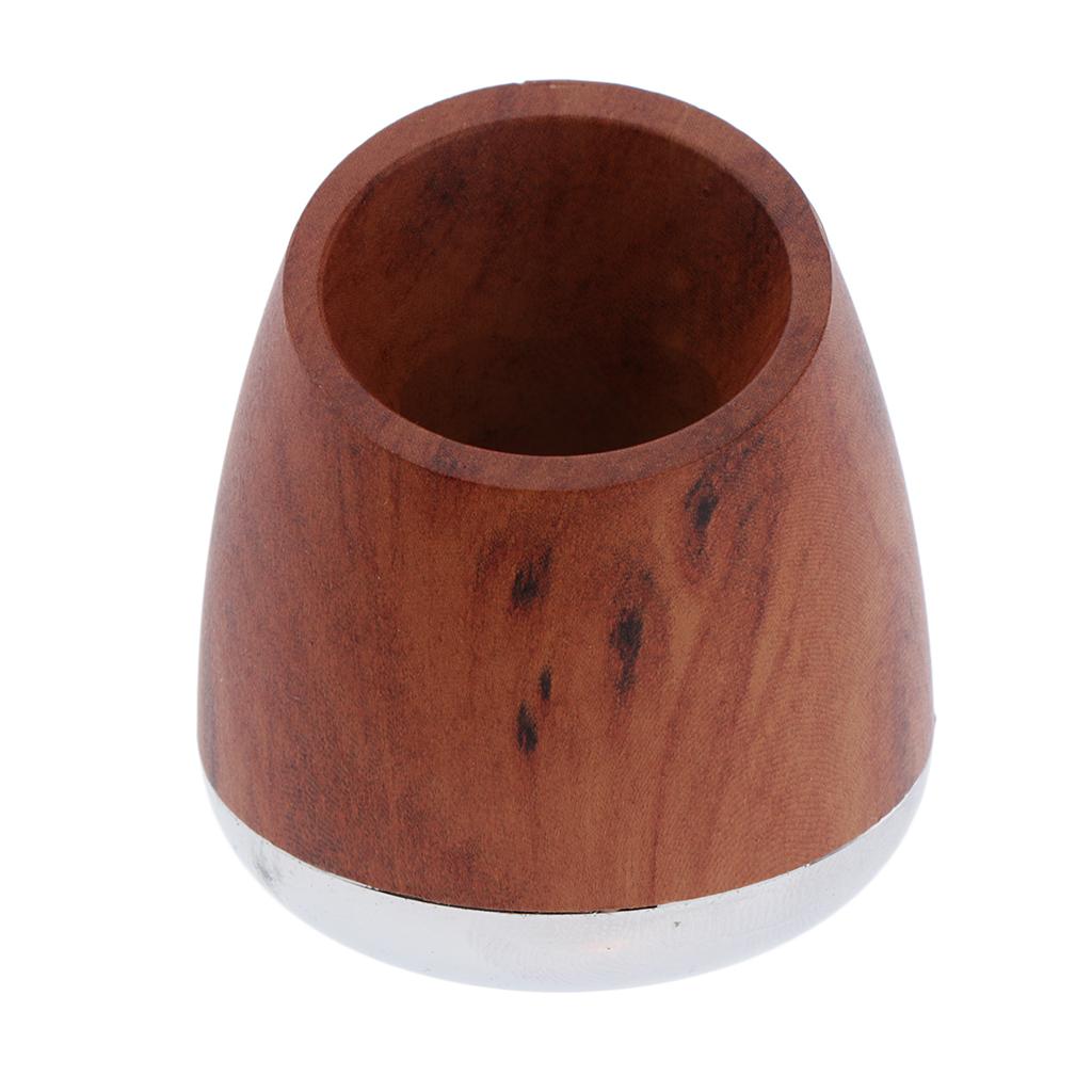 Wood Grain Mens Shaving Safety Stand Holder Support Base For Bathroom