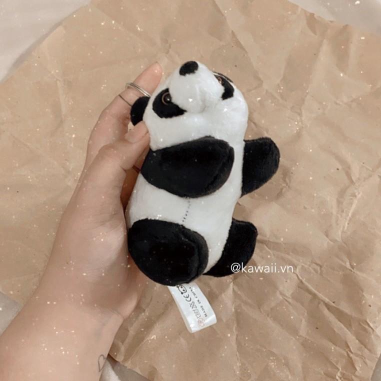 Móc khoá thú bông gấu trúc Panda mặp ú (ảnh thật shop tự chụp)