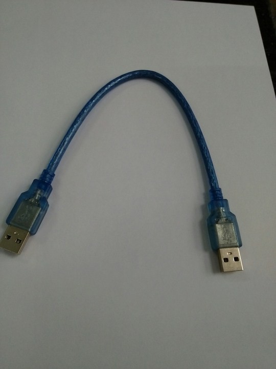 DÂY NGUỒN 2 ĐẦU USB LOẠI NGẮN 25CM