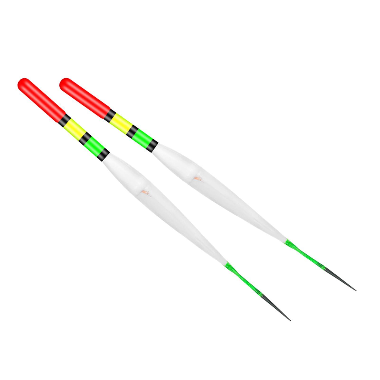 2x Night Fishing LED Floats, Fish Float Bobber Tackle Smart Luminous Fishing Buoy, Light up Bobbers Bite Reminder Alarm Electric Fishing Float