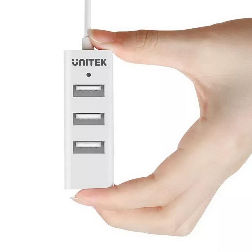 Ổ CHIA CỔNG USB  4-1 USB 2.0 UNITEK (Y-2146) - HÀNG CHÍNH HÃNG