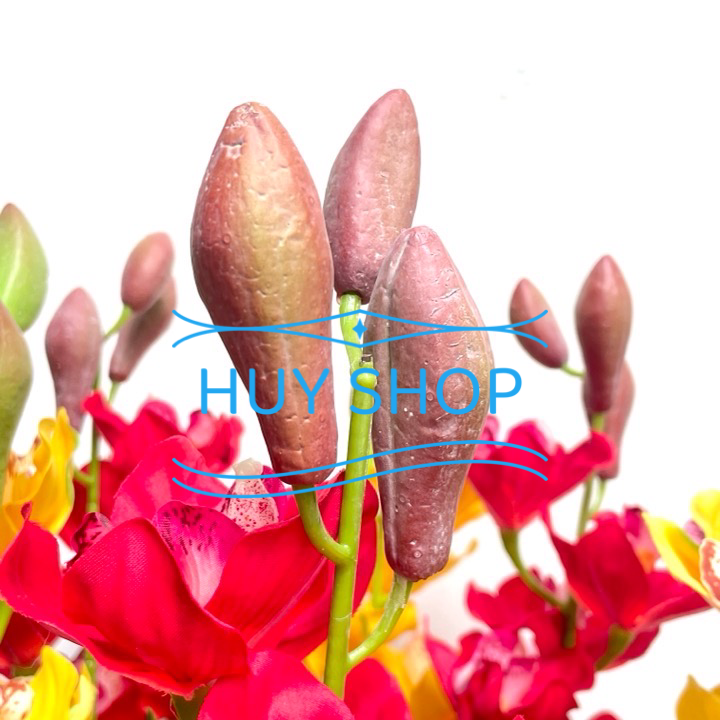 Chậu Hoa ĐỊA LAN  Vải cao cấp trang trí nhà cửa