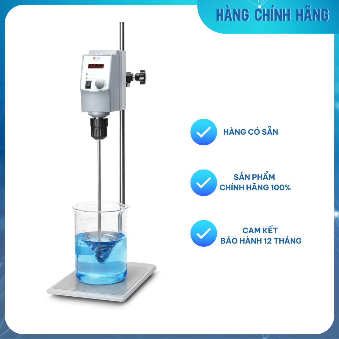 Máy Khuấy Đũa Hiển Thị Số Dlab OS20-S | 50 – 2200 vòng/phút