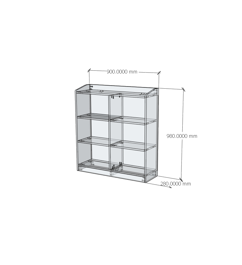 [Happy Home Furniture] WINNI, Kệ lưu trữ 6 ngăn , 90cm x 28cm x 98cm ( DxRxC), KSA_049