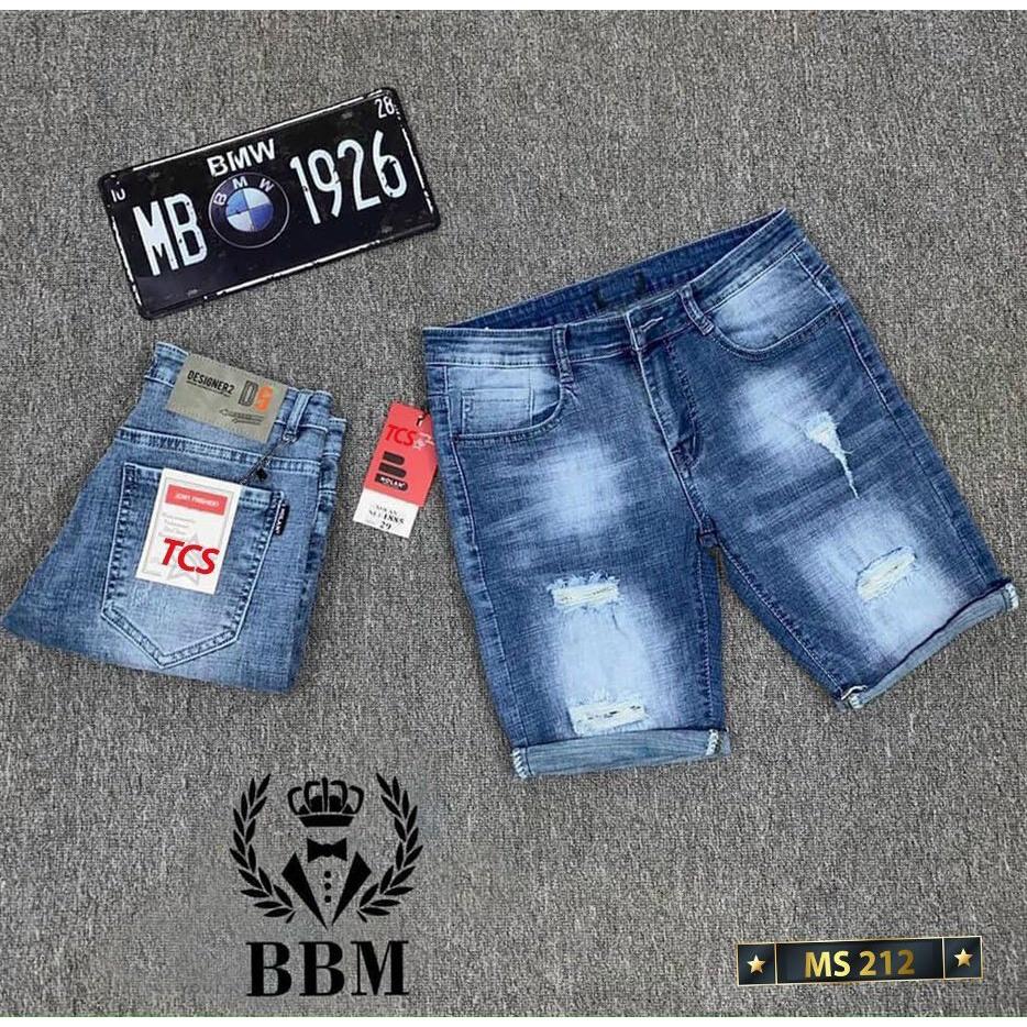 Quần short jean nam rách họa tiết cao cấp vải co dãn hàng siêu đẹp hottrend Phuongnamshop20 01y