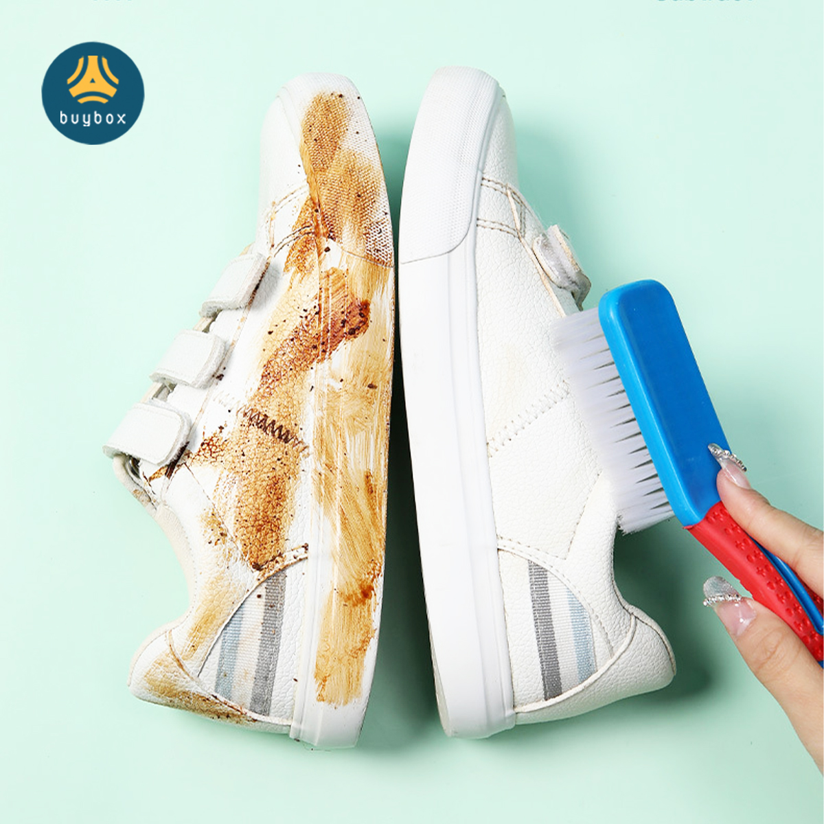 Bàn chải lông nano, lông dày dặn, vệ sinh giày dép, không gây trầy xước kho sử dụng - BuyBox - BBPK338
